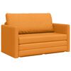 vidaXL Canap&eacute;-Lit 110cm Jaune fonc&eacute; tissu