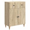 vidaXL Buffet Ch&ecirc;ne Sonoma 66 x 34,5 x 90 cm Bois d'ing&eacute;nierie