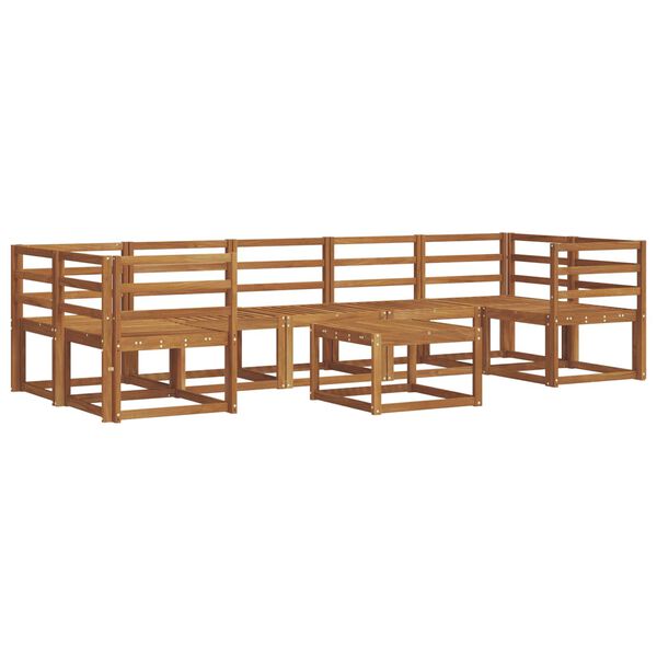 vidaXL Ensemble de canap&eacute;s d'ext&eacute;rieur 8 pcs Naturel