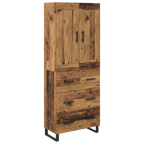 vidaXL Haut Armoire Bois ancien 69,5 x 34 x 180 cm Bois d'ing&eacute;nierie