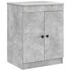 vidaXL Armoire de salle de bain Gris b&eacute;ton 54 x 41 x 70 cm