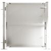 vidaXL Portail de jardin 100 x 100 cm en acier inoxydable
