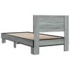 vidaXL Cadre de lit sans matelas sonoma gris 90x190 cm