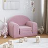 vidaXL Canap&eacute;-lit pour enfants rose peluche douce