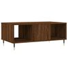 vidaXL Table basse Ch&ecirc;ne marron 90x50x36,5 cm Bois d'ing&eacute;nierie