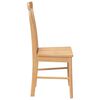 vidaXL Chaises &agrave; manger 2 pcs bois massif caoutchouc