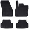 vidaXL Tapis de voiture 4 pcs Noir Compatible avec Seat ATECA 2016-