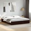 vidaXL Cadre de lit sans matelas noir 200x200 cm