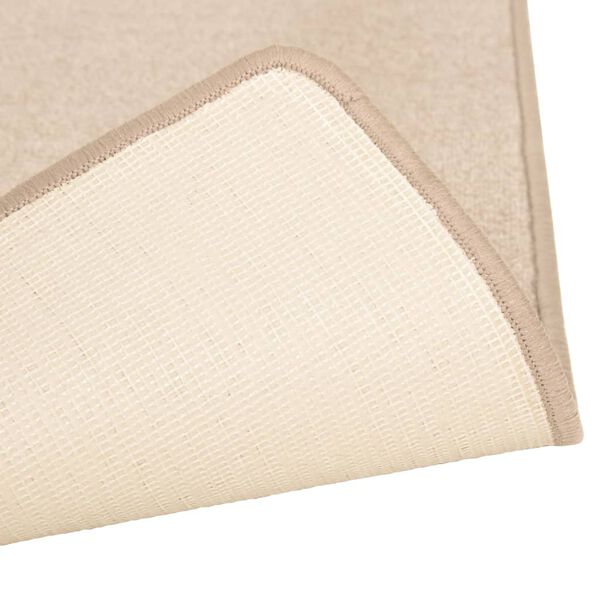 vidaXL Tapis de lit Shaggy Poils longs 3 pcs Beige