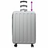 vidaXL Valise avec verrouillage Argent 50 x 30 x 76 cm Plastic ABS