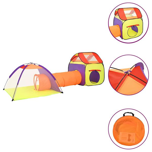 vidaXL Tente de jeu pour enfants avec 250 balles Multicolore