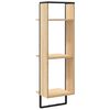 vidaXL &Eacute;tag&egrave;re murale 3 niveaux ch&ecirc;ne sonoma 30x25x100 cm