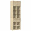vidaXL Armoire de rangement ch&ecirc;ne sonoma 70x42,5x225 cm