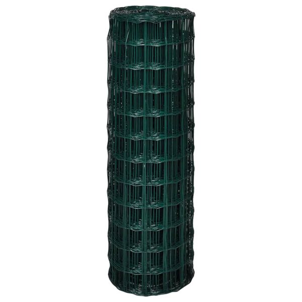 vidaXL Clôture euro Acier 10 x 1,2 m Vert