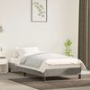 vidaXL Cadre de lit sans matelas gris clair 100x200 cm velours