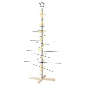 vidaXL Sapin de No&euml;l en m&eacute;tal avec support KUOPIO 150 cm Blanc chaud