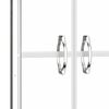 vidaXL Porte de douche ESG transparent 91x190 cm