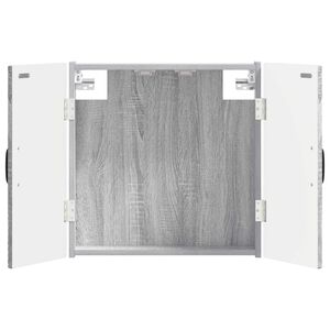 vidaXL Cabinet pour cible UTRECHT Sonoma gris 52,5 x 10,5 x 53,5 cm
