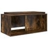 vidaXL Ensemble de tables basses 2 pc Ch&ecirc;ne fum&eacute; 90 x 48 x 40 cm