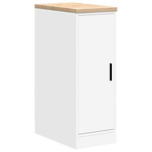 vidaXL Armoire de rangement de garage blanc 30x51x85 cm bois de pin