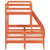 vidaXL Lit superposé sans matelas 90x200/120x200 cm bois massif