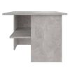vidaXL Table basse gris b&eacute;ton 90x60x46,5 cm bois d'ing&eacute;nierie