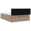 vidaXL Cadre de lit ottoman et matelas cappuccino 140x200cm similicuir