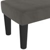 vidaXL Banc Gris foncé 70x30x30 cm Velours