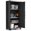 Keter Armoire de rangement et &eacute;tag&egrave;res Garage XL Noir et argent&eacute; 188cm
