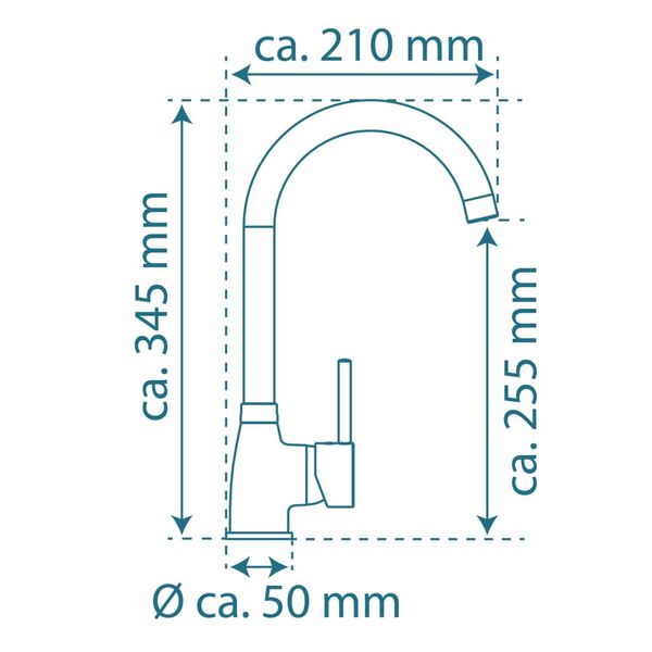 SCH&Uuml;TTE Mitigeur d'&eacute;vier MANETTI chrome
