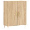 vidaXL Buffet ch&ecirc;ne sonoma 69,5x34x90 cm bois d'ing&eacute;nierie