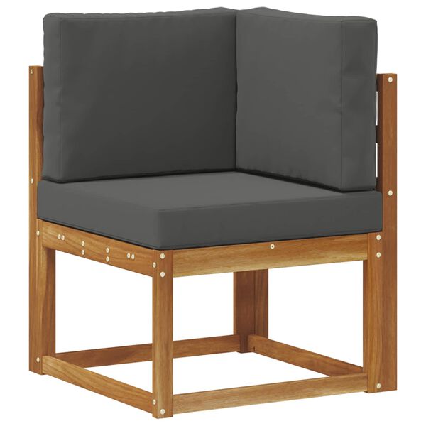 vidaXL Ensemble de canap&eacute;s d'ext&eacute;rieur 8 pcs Naturel et Anthracite