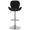 vidaXL Tabourets de bar lot de 2 noir velours