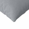 vidaXL Coussins de canap&eacute; 2 pcs Gris clair 200 x 40 cm tissu
