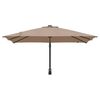 vidaXL Parasol de jardin Taupe 248,5 x 247,5 x 160 cm
