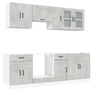 vidaXL Ensemble d'armoires de cuisine 8 pcs Kalmar bois d'ing&eacute;nierie