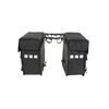 Willex Sac de v&eacute;lo 2 pcs Shopper 33 L Noir 10701