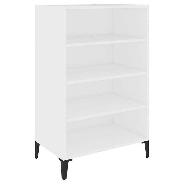 vidaXL Buffet Blanc 57x35x90 cm Agglom&eacute;r&eacute;
