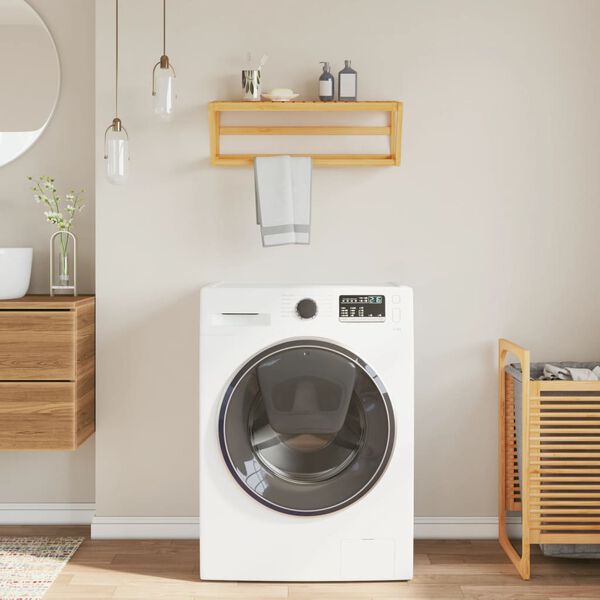 vidaXL &Eacute;tag&egrave;re murale &agrave; serviettes 60x25x20 cm bambou