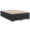 vidaXL Sommier à lattes de lit avec matelas Noir 140x190 cm Similicuir