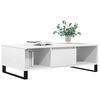 vidaXL Table basse blanc 104x60x35 cm bois d'ing&eacute;nierie