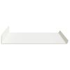 vidaXL &Eacute;tag&egrave;re flottante 2 pcs Blanc 60 x 18 x 2,5 cm Acier