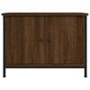 vidaXL Meuble TV avec portes ch&ecirc;ne marron 60x35x45cm bois d'ing&eacute;nierie