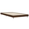 vidaXL Cadre de lit sans matelas ch&ecirc;ne marron 90x200cm bois ing&eacute;nierie