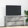 vidaXL Meuble TV gris b&eacute;ton 100x35x54 cm bois d'ing&eacute;nierie
