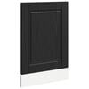 vidaXL Panneau de lave-vaisselle PORTO Ch&ecirc;ne noir 45 x 1,5 x 57 cm