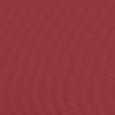 vidaXL Coussin de palette 50x50x12 cm rouge bordeaux tissu