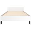 vidaXL Cadre de lit sans matelas blanc 100x200 cm similicuir