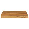 vidaXL Dessus de table 50x40x3,8 cm bord vivant bois massif manguier