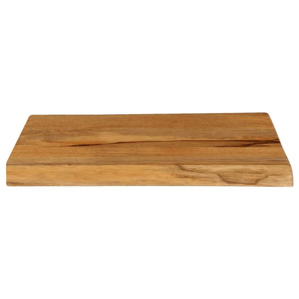 vidaXL Dessus de table 50x40x3,8 cm bord vivant bois massif manguier